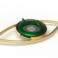 eye iris diaphragm pendant - Thumbnail 16