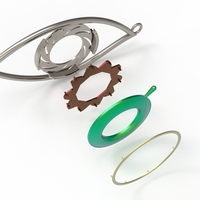 eye iris diaphragm pendant - Thumbnail 19