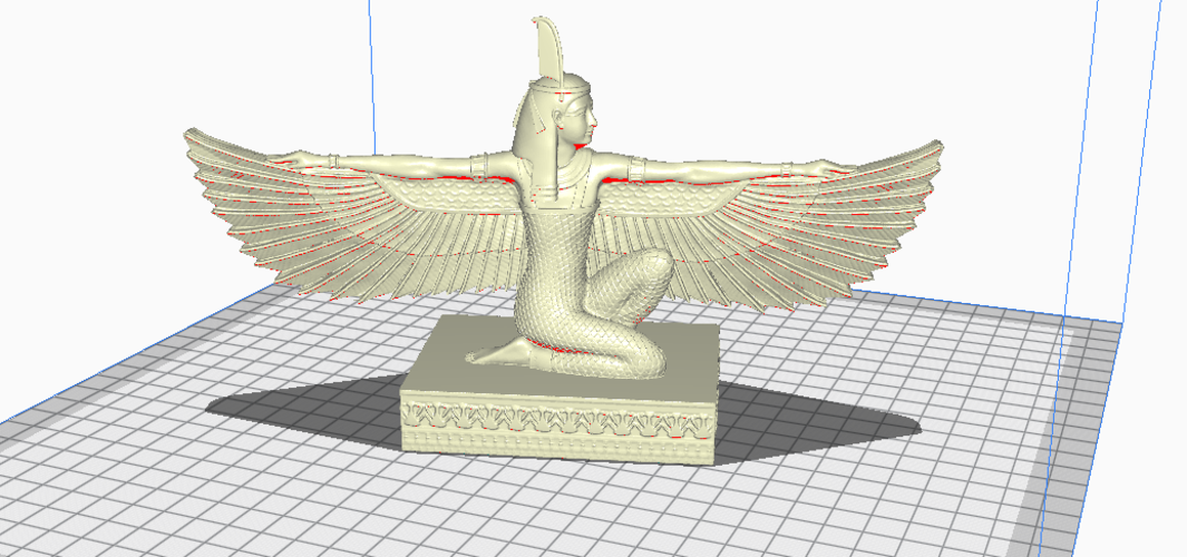 THE GODDESS MAAT - ANCIENT EGYPTIAN 3D Print 415360