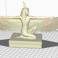 Small THE GODDESS MAAT - ANCIENT EGYPTIAN 3D Printing 415360
