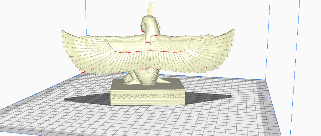THE GODDESS MAAT - ANCIENT EGYPTIAN 3D Print 415361