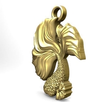Betta fish pendant - Thumbnail 2