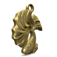 Betta fish pendant - Thumbnail 3