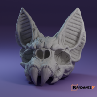 Small Bat Skull 3D Printing 415382