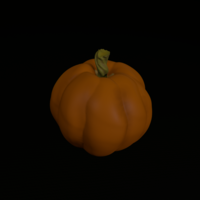 Two pumpkins. Realistic pumpkin. - Thumbnail 1