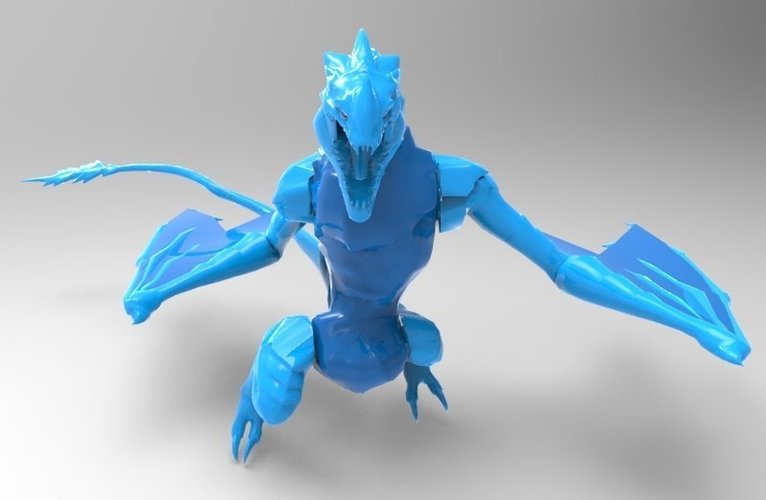 dragon bot 3D Print 41551