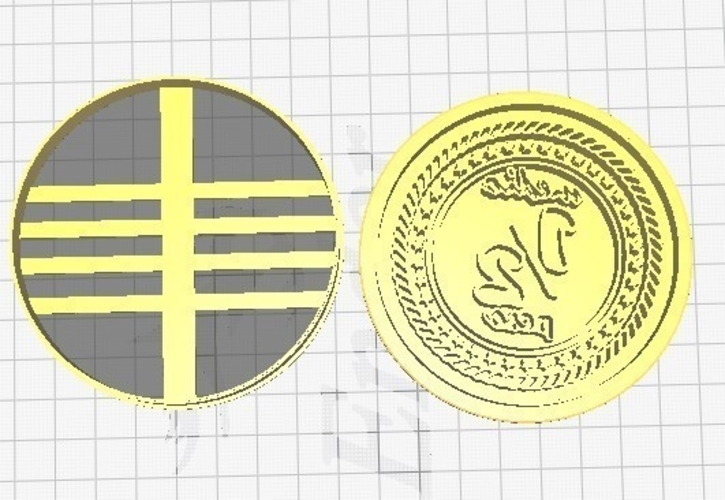 moneda de la granja de zenon 3D Print 415517