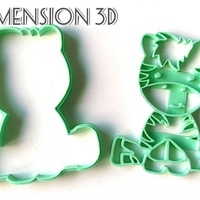 Jungle animals cutter and marker -Animales de la selva  - Thumbnail 1