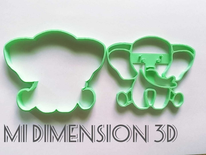 Jungle animals cutter and marker -Animales de la selva  3D Print 415523