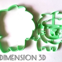 Jungle animals cutter and marker -Animales de la selva  - Thumbnail 7