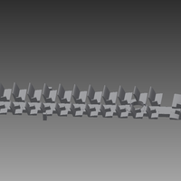 3D Printed Coach/Passenger Seating For HO Scale Trains by lenjen | Pinshape