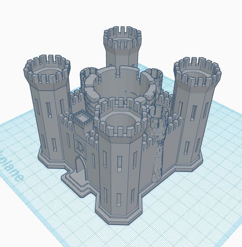 Toothbrush castle 3D Print 415657