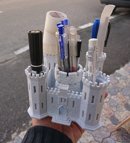 Toothbrush castle 3D Print 415658