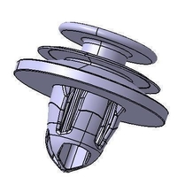 STUD BOLT and NUT M6 and clip - Thumbnail 1
