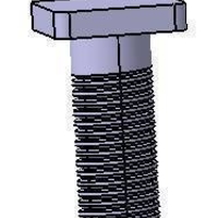 STUD BOLT and NUT M6 and clip - Thumbnail 2