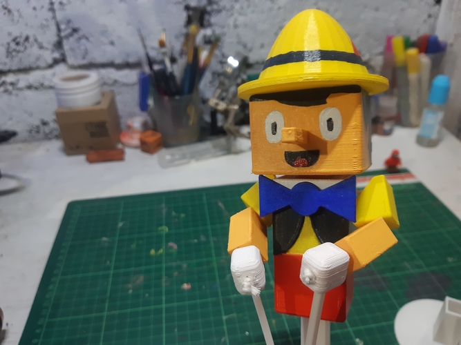 Pinocchio Puppet 3D Print 415730