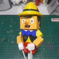 Small Pinocchio Puppet 3D Printing 415731