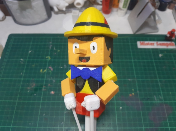 Pinocchio Puppet 3D Print 415732