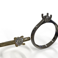 21ct diamond engagement ring  - Thumbnail 1