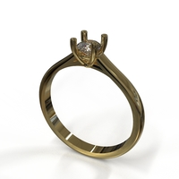 21ct diamond engagement ring  - Thumbnail 2