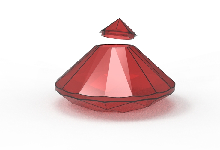 diamond urn 3D Print 415814