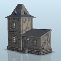 Small House 1 - Warhammer Age of Sigmar Bolt Action 3D Printing 415872