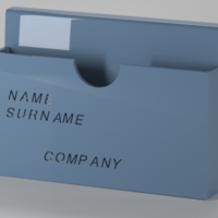 Small Business card belt holder 3D Printing 415905