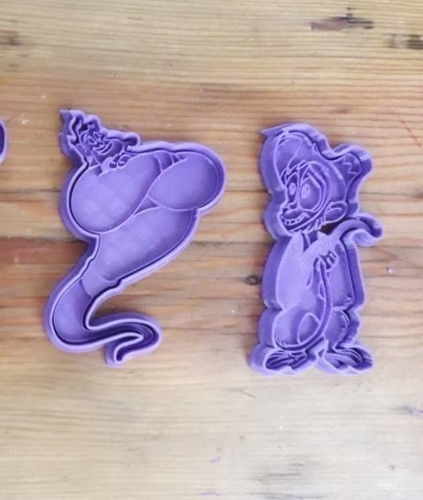 Set cortadores cortantes para galletitas Aladdin - cookie cutter 3D Print 415911