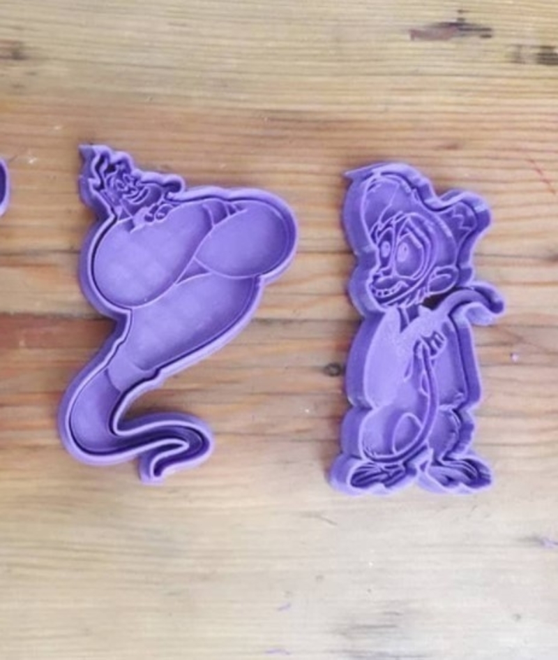 Set cortadores cortantes para galletitas Aladdin - cookie cutter