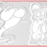 Set cortadores cortantes para galletitas Aladdin - cookie cutter - Thumbnail 6