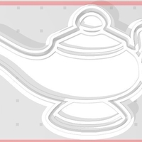 Set cortadores cortantes para galletitas Aladdin - cookie cutter - Thumbnail 7