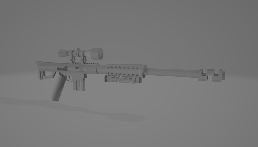 Heavy Sniper Fortnite For LEGO 3D Print 416002