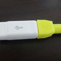 Small Android charging cable Protector 3D Printing 41605