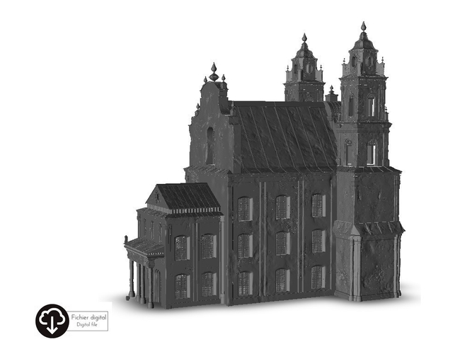 Baroque cathedral - Warhammer Age of Sigmar 3D Print 416055