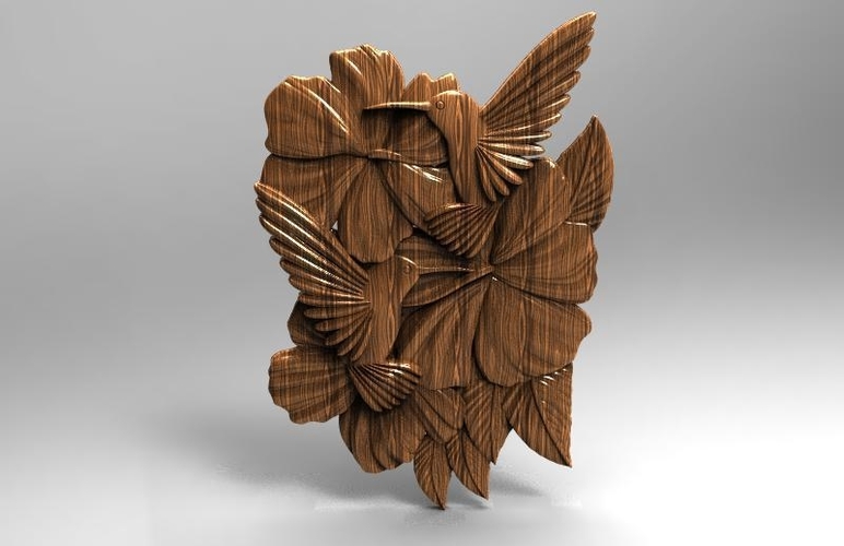  hummingbirds CNC  3D Print 416133