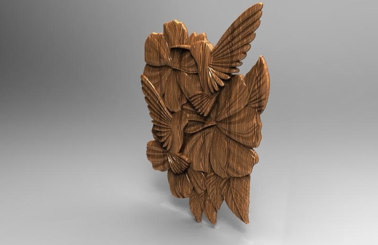  hummingbirds CNC  3D Print 416134