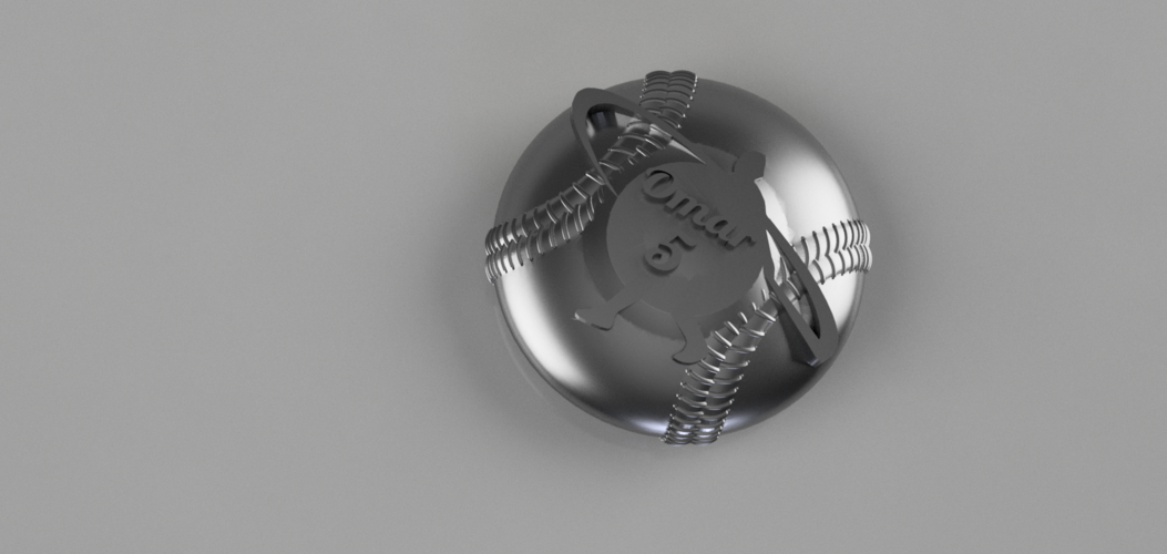 Baseball Emblem 3D Print 416148