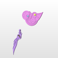 Elements of cosplay for Sephiroth from Final Fantasy VII - Thumbnail 8