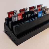 Small Micro SD card holder 3D Printing 416224