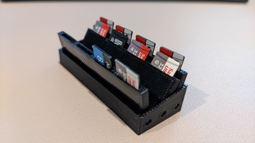 Micro SD card holder 3D Print 416225
