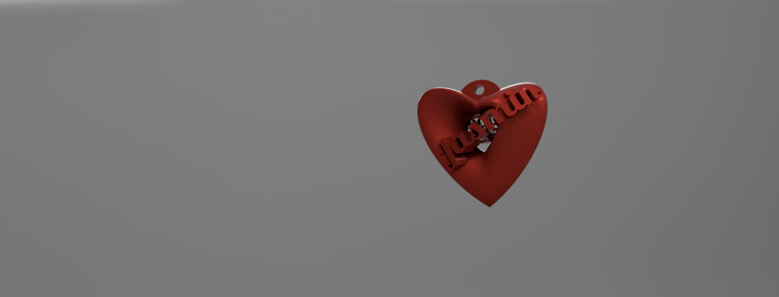 Heart Pendent 3D Print 416227