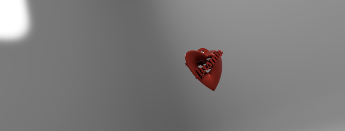 Heart Pendent 3D Print 416230