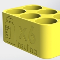 Small Caja para botellas de insulina (Insulin bottle box) 3D Printing 416451