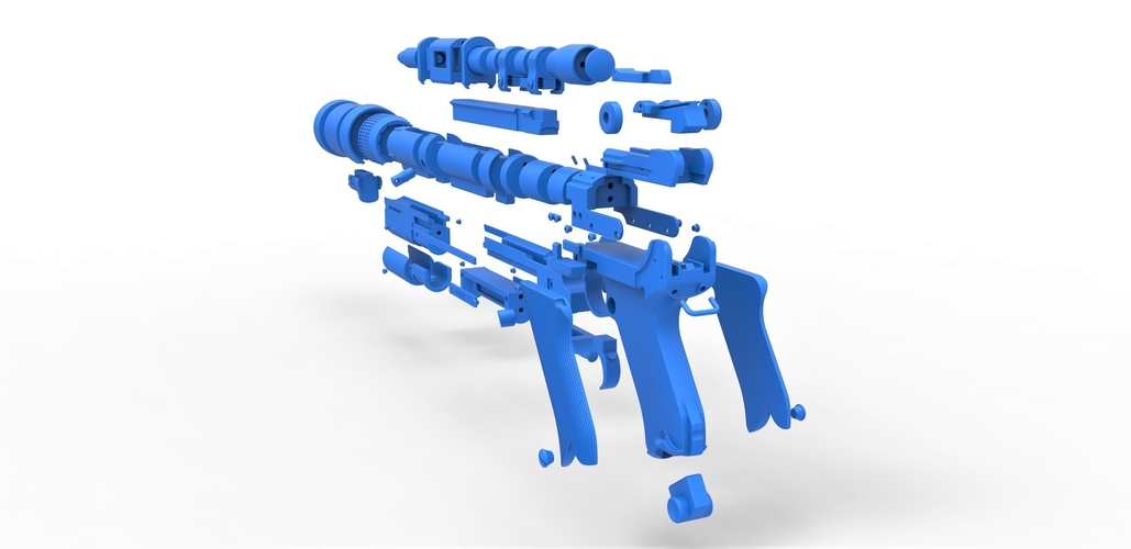 Ion Launcher Blaster A-180 from Star Wars 3D Print 416490