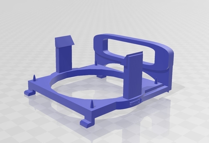 75mm Computer Fan Adapter 3D Print 416495