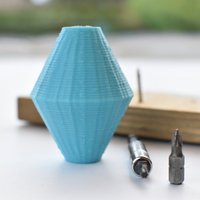 Small Ratcheting screwdriver for all hex bits, wrench, ... 3D Printing 41658
