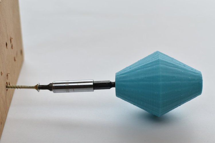 Ratcheting screwdriver for all hex bits, wrench, ... 3D Print 41662