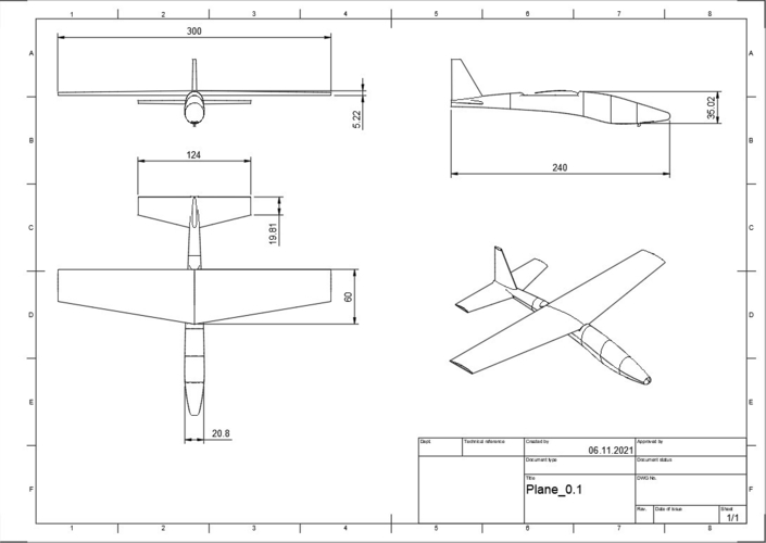 Glider launch with elastic band 3D Print 416645