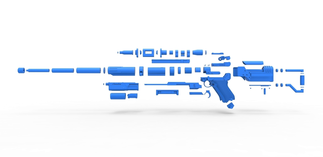 Blaster rifle A-180 from Star Wars 3D Print 416673
