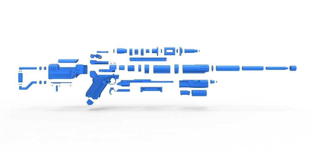 Blaster rifle A-180 from Star Wars 3D Print 416678